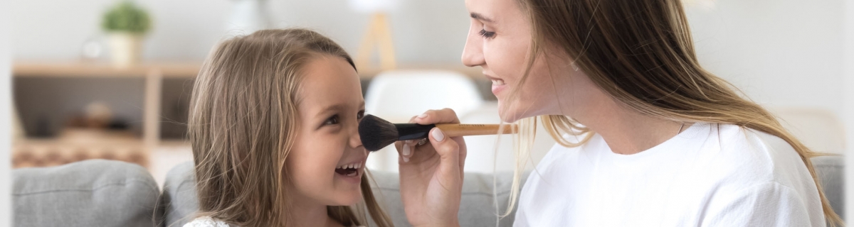 Using cosmetics and toiletries on children